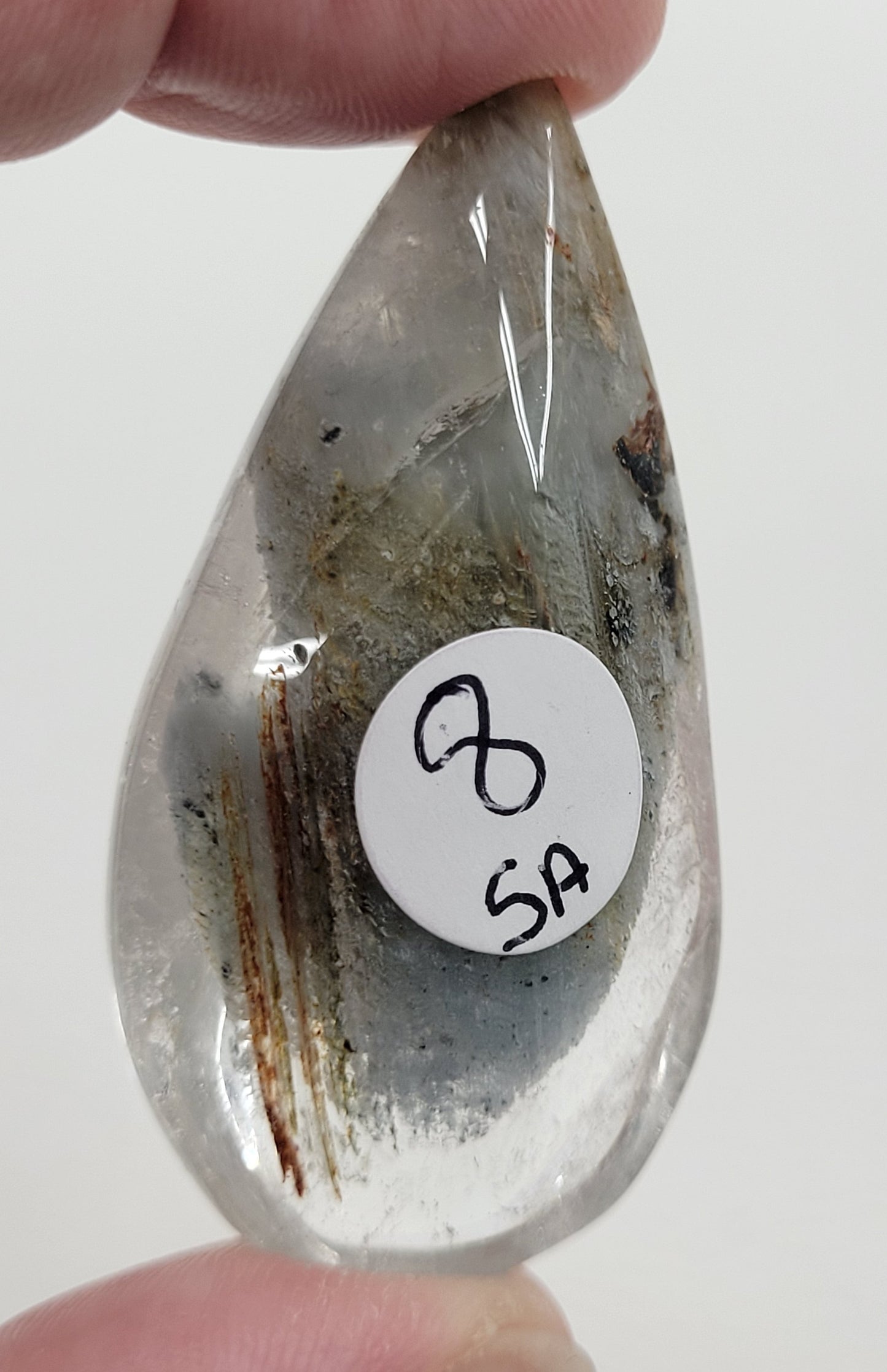 Garden Quartz teardrop/pendant