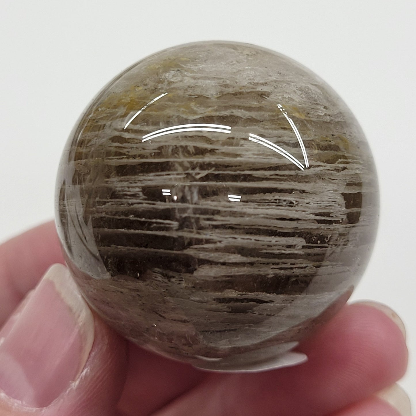 Garden/Thousand Layer Quartz sphere - Large