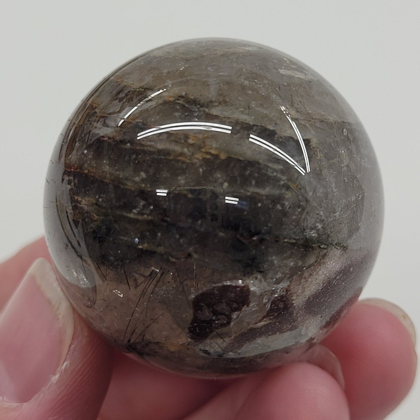 Garden/Thousand Layer Quartz sphere - Large