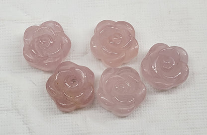 Mini rose flower carvings