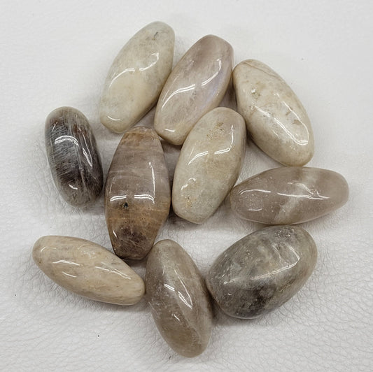 Moonstone tumbles