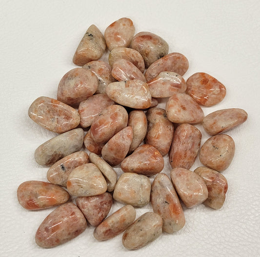 Sunstone tumbles