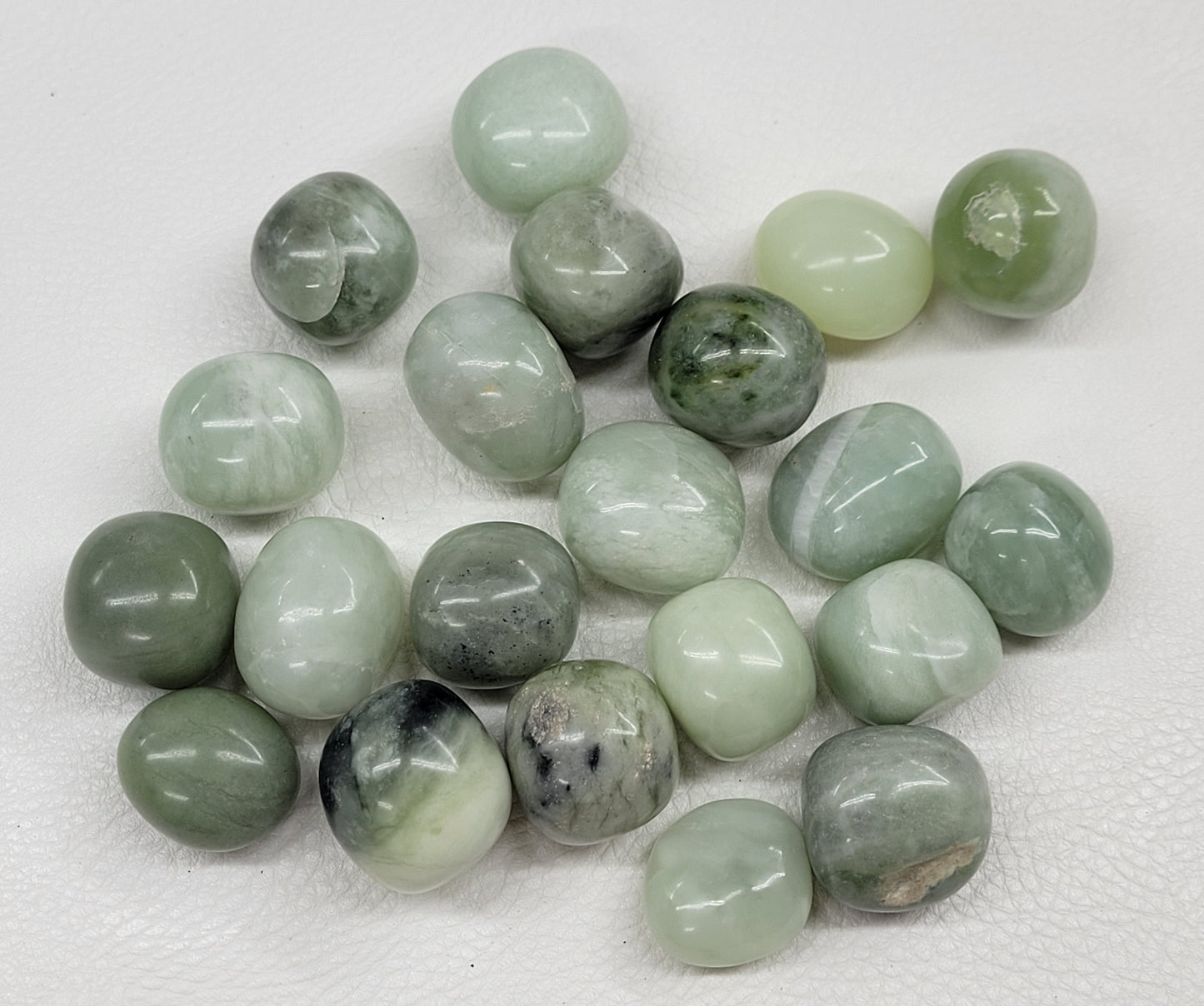 Green Jade tumbles