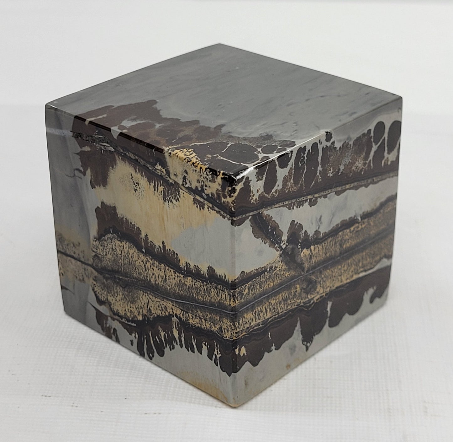 Picture Jasper cube