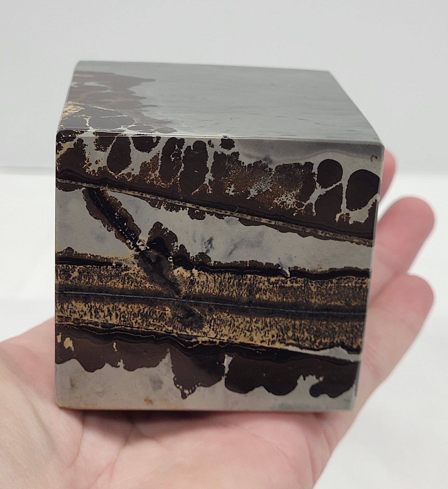 Picture Jasper cube