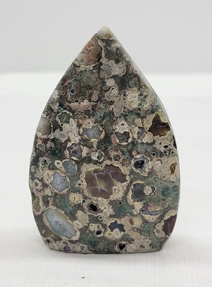 Rainforest Jasper teardrop flame