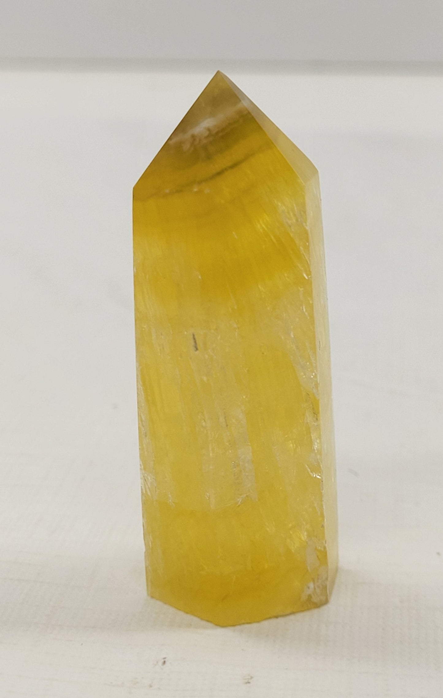 Yellow Honeycomb Fluorite tower