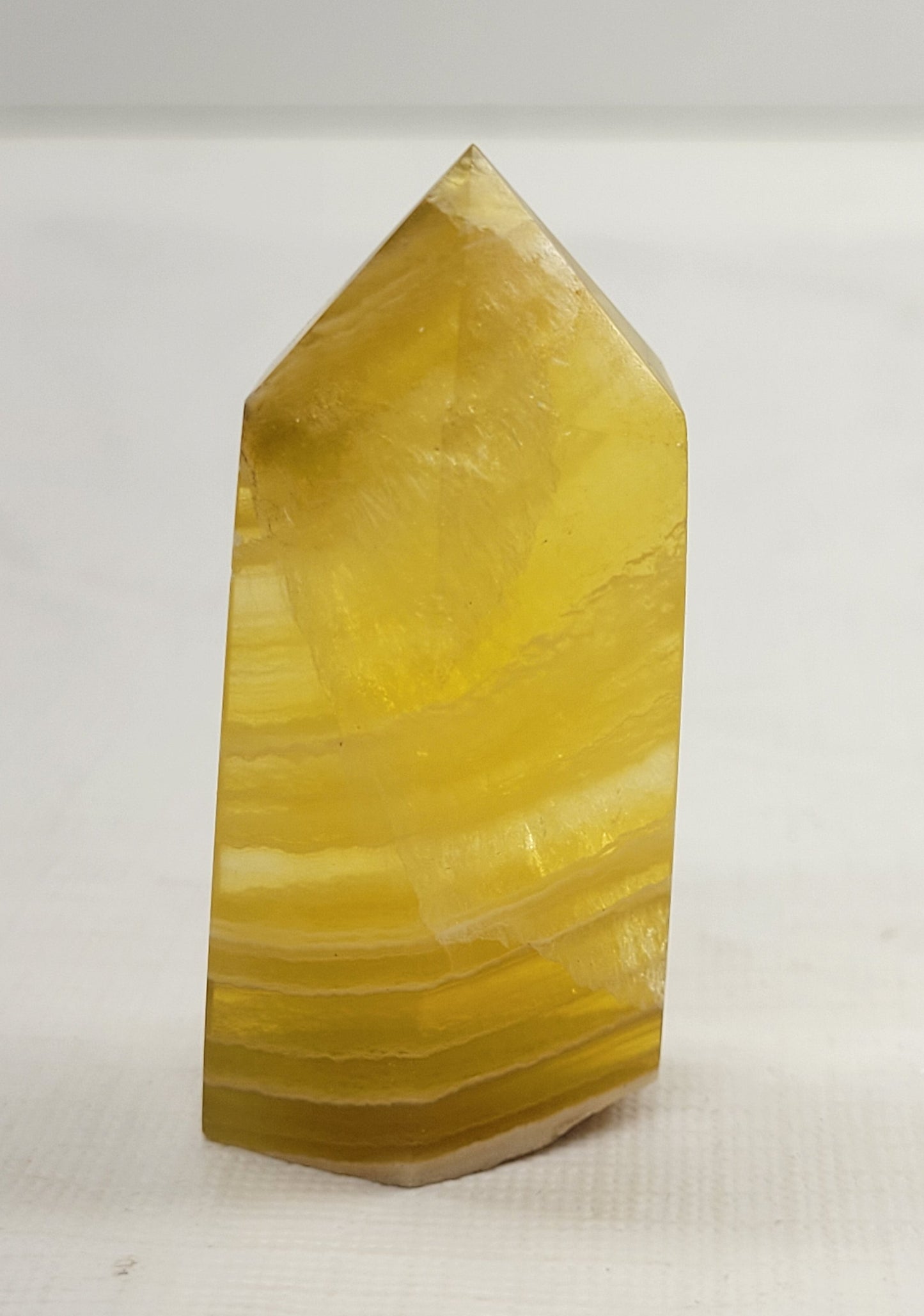 Yellow Honeycomb Fluorite tower