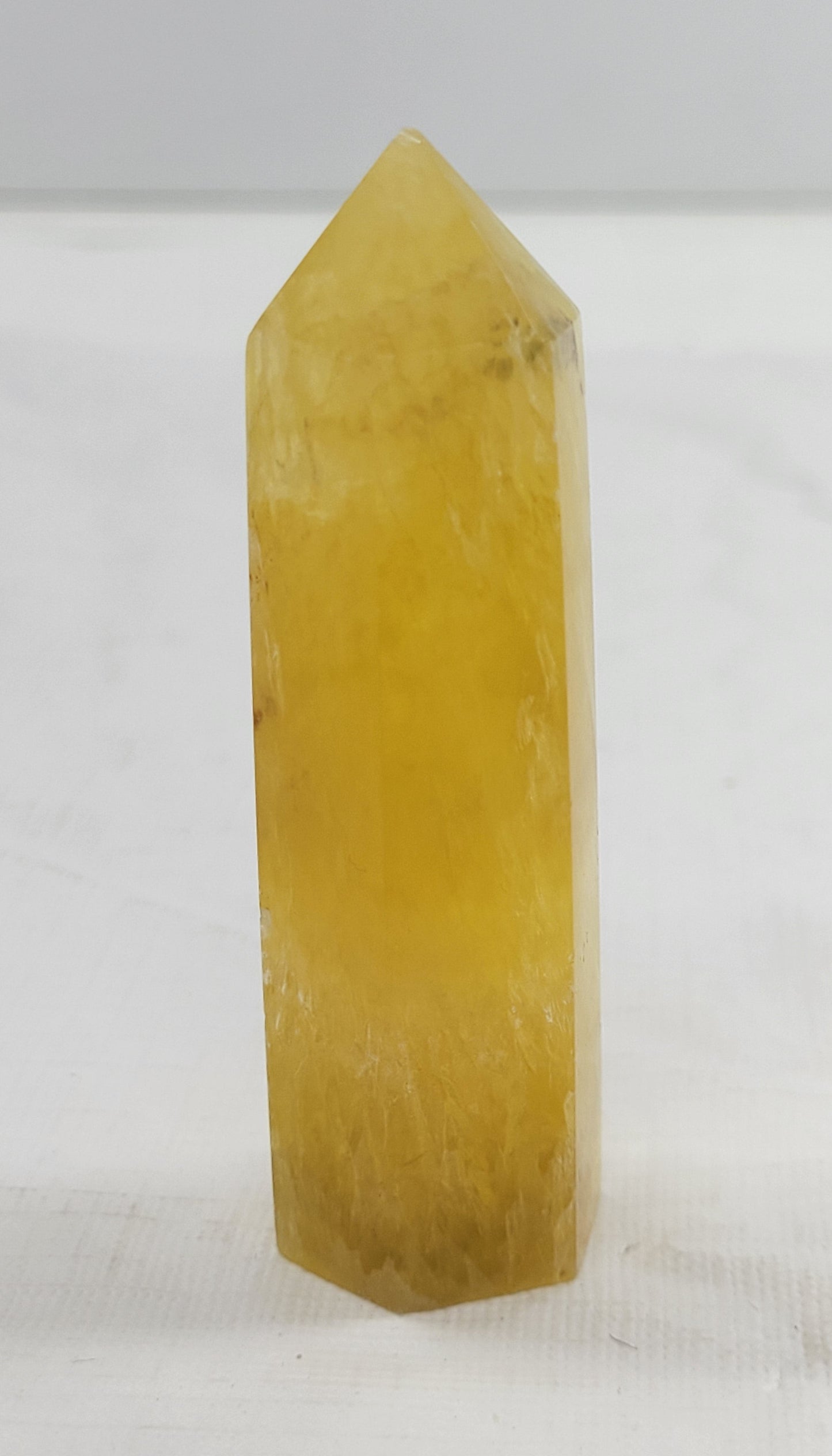 Yellow Honeycomb Fluorite tower