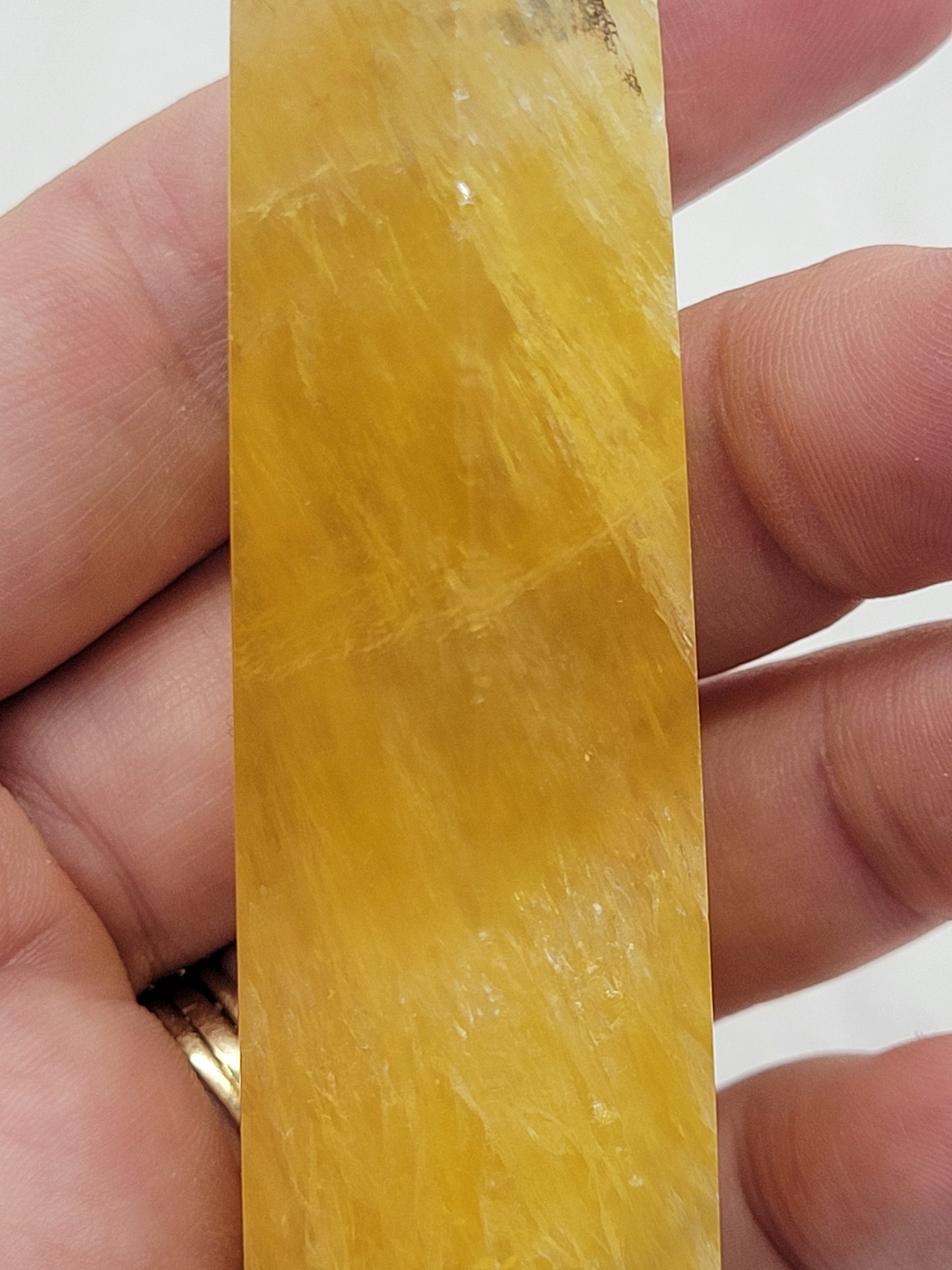 Yellow Honeycomb Fluorite tower