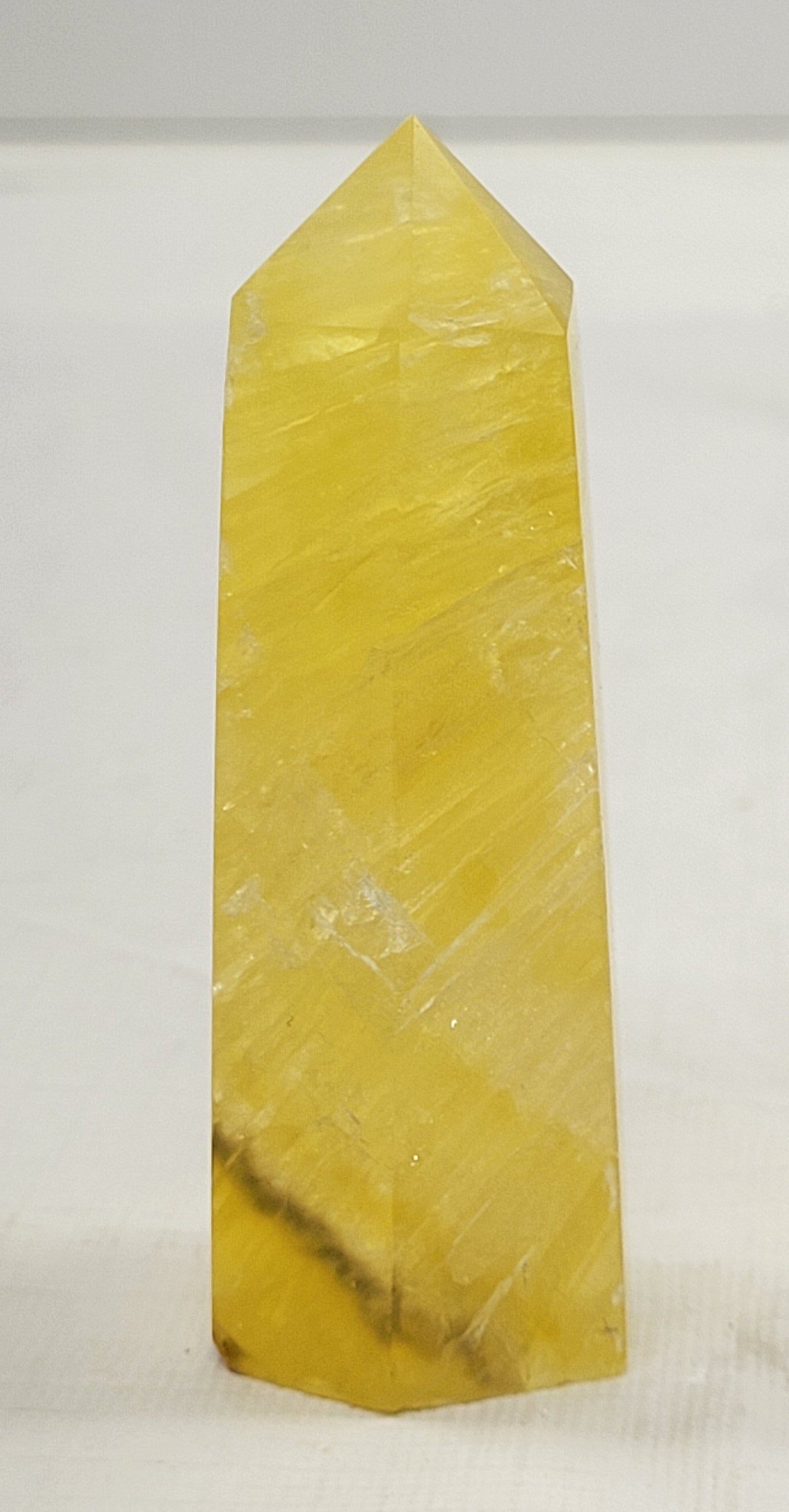 Yellow Honeycomb Fluorite tower