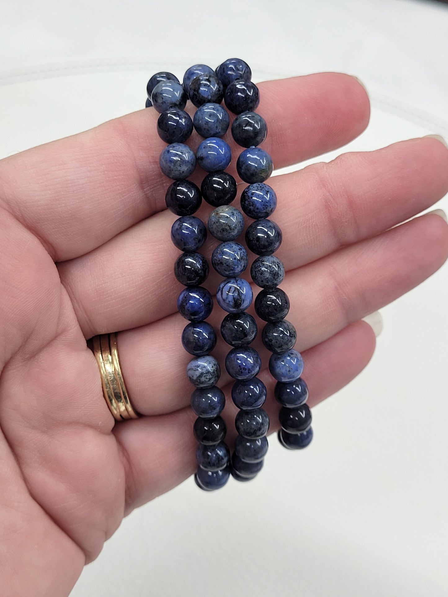 Dumortierite bracelet