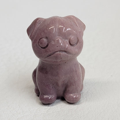 Dog carving - Pug (x-small)