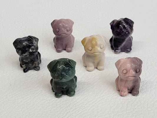 Dog carving - Pug (x-small)