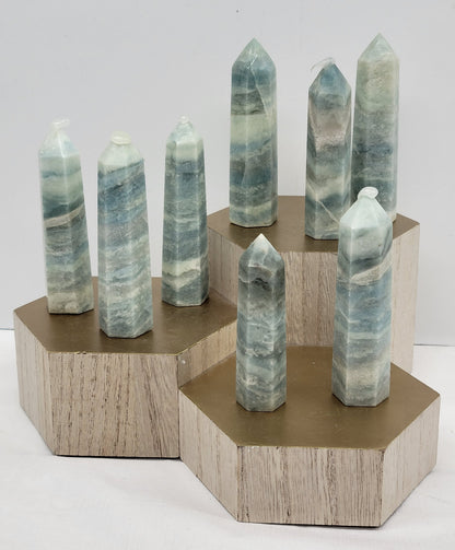 Blue Calcite tower