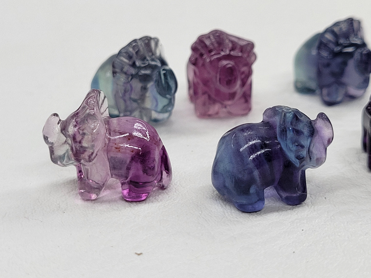 Fluorite mini - Triceratops