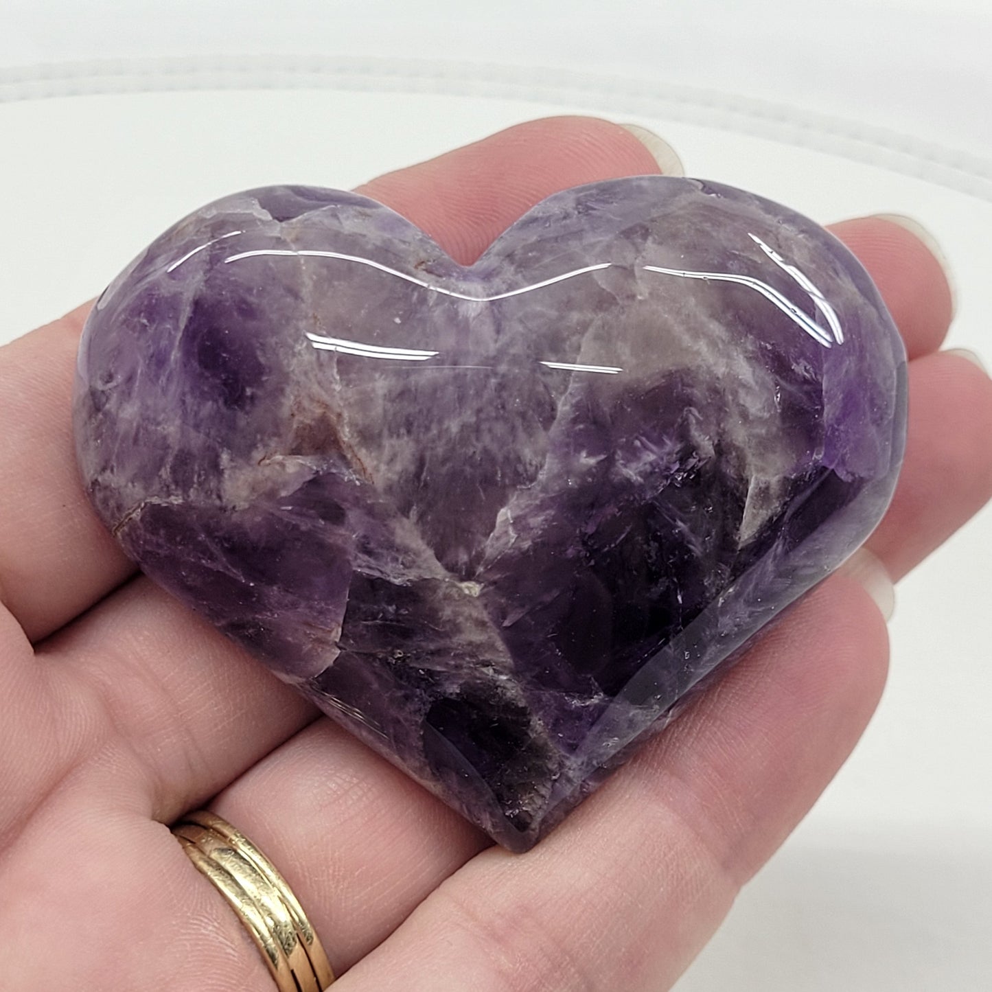 Amethyst heart