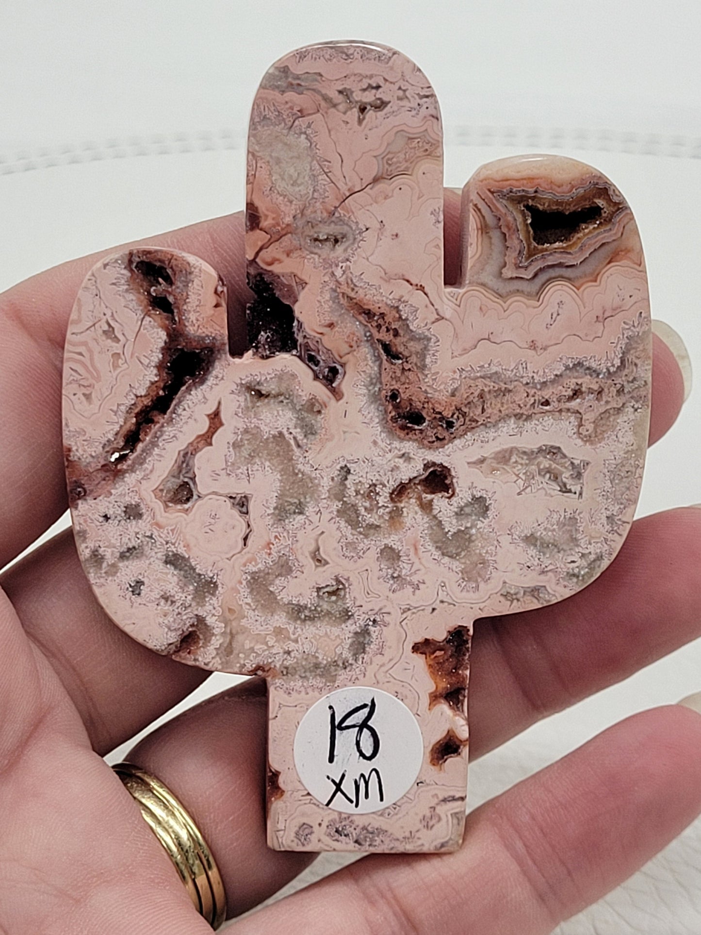 Cactus  - Pink Crazy Lace Agate