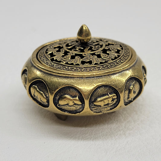 Brass incense burner