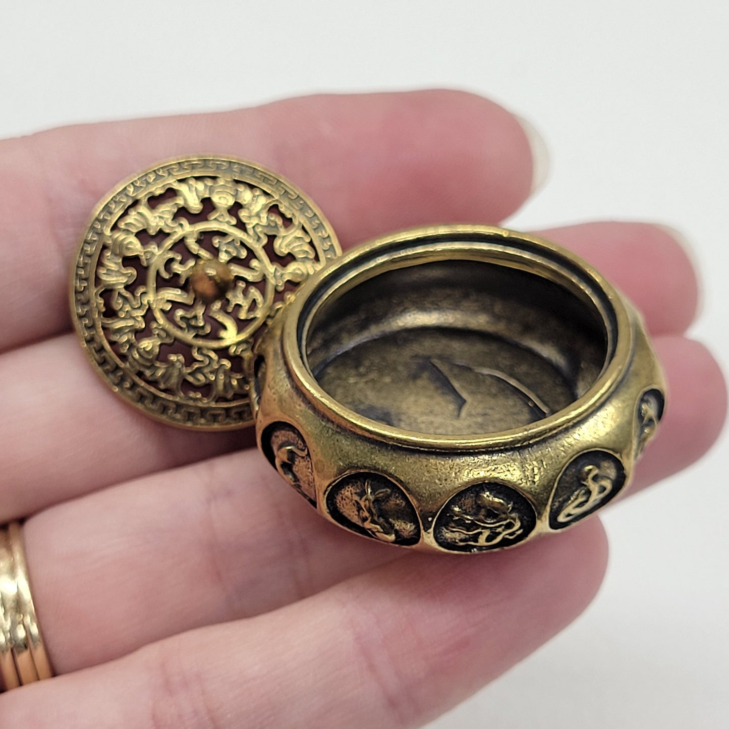 Brass incense burner