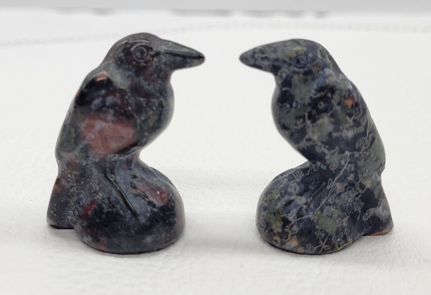 Plum Blossom Jasper carvings (small)