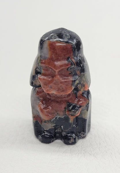 Plum Blossom Jasper carvings (small)