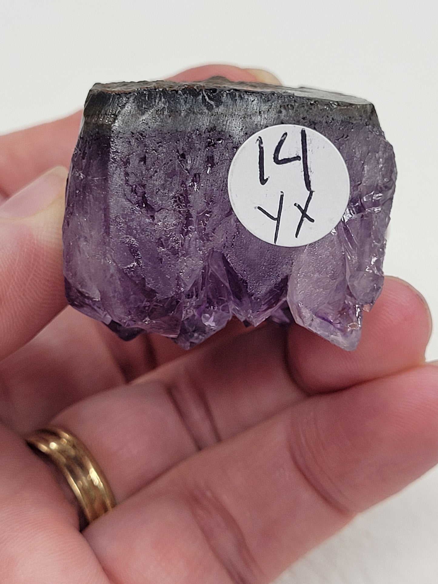 Amethyst cluster cut base (small)