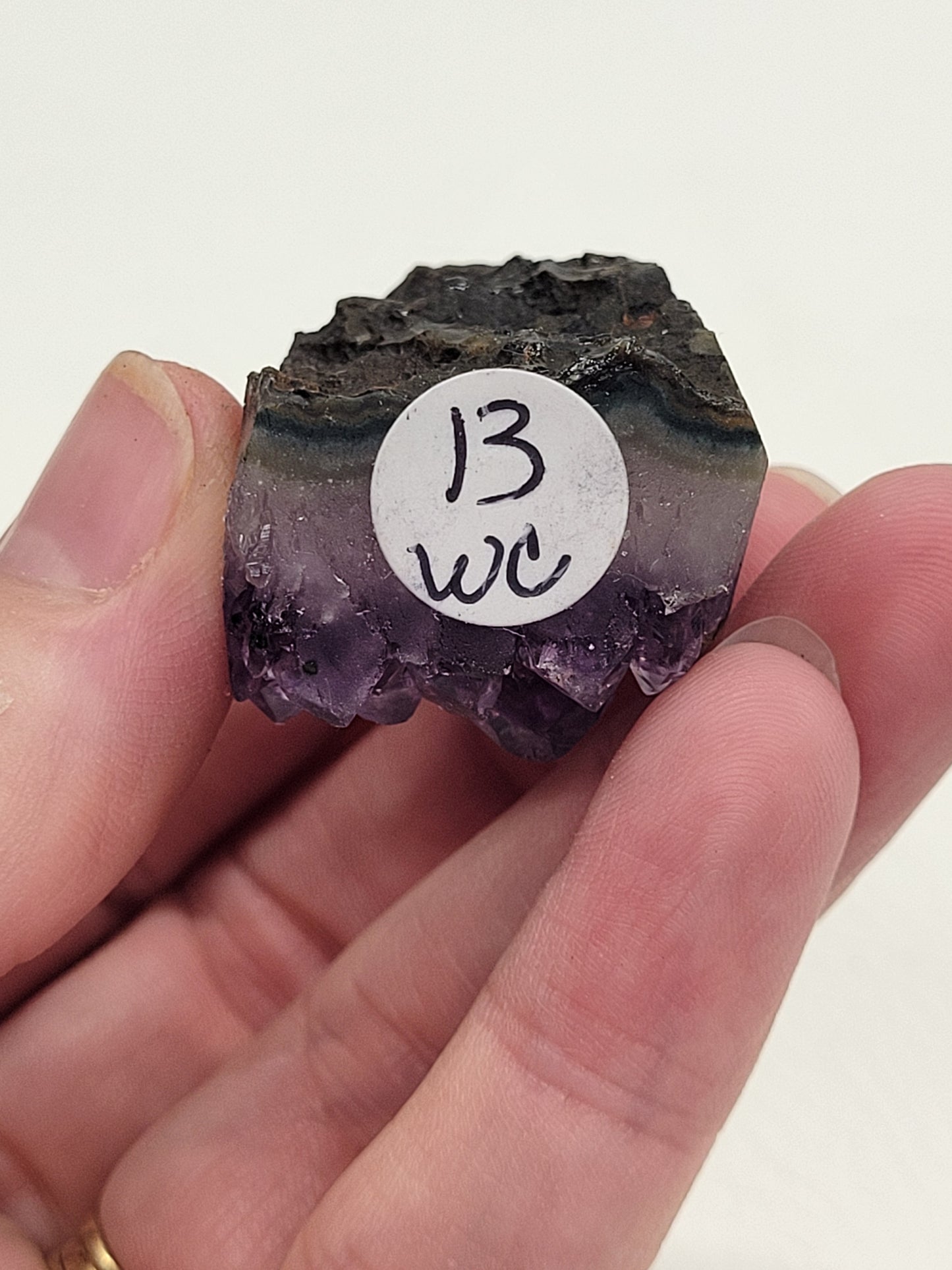 Amethyst cluster cut base (small)