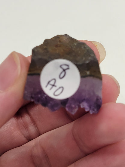 Amethyst cluster cut base (small)