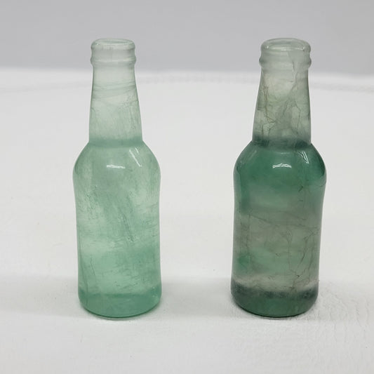 Fluorite bottle carving