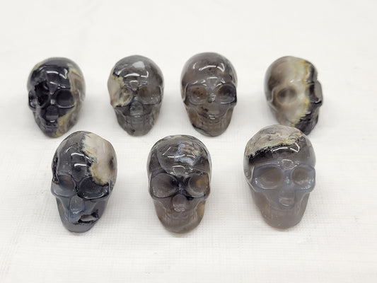 Skull mini - Volcano Agate