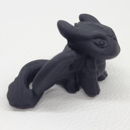 Open wing Toothless carving