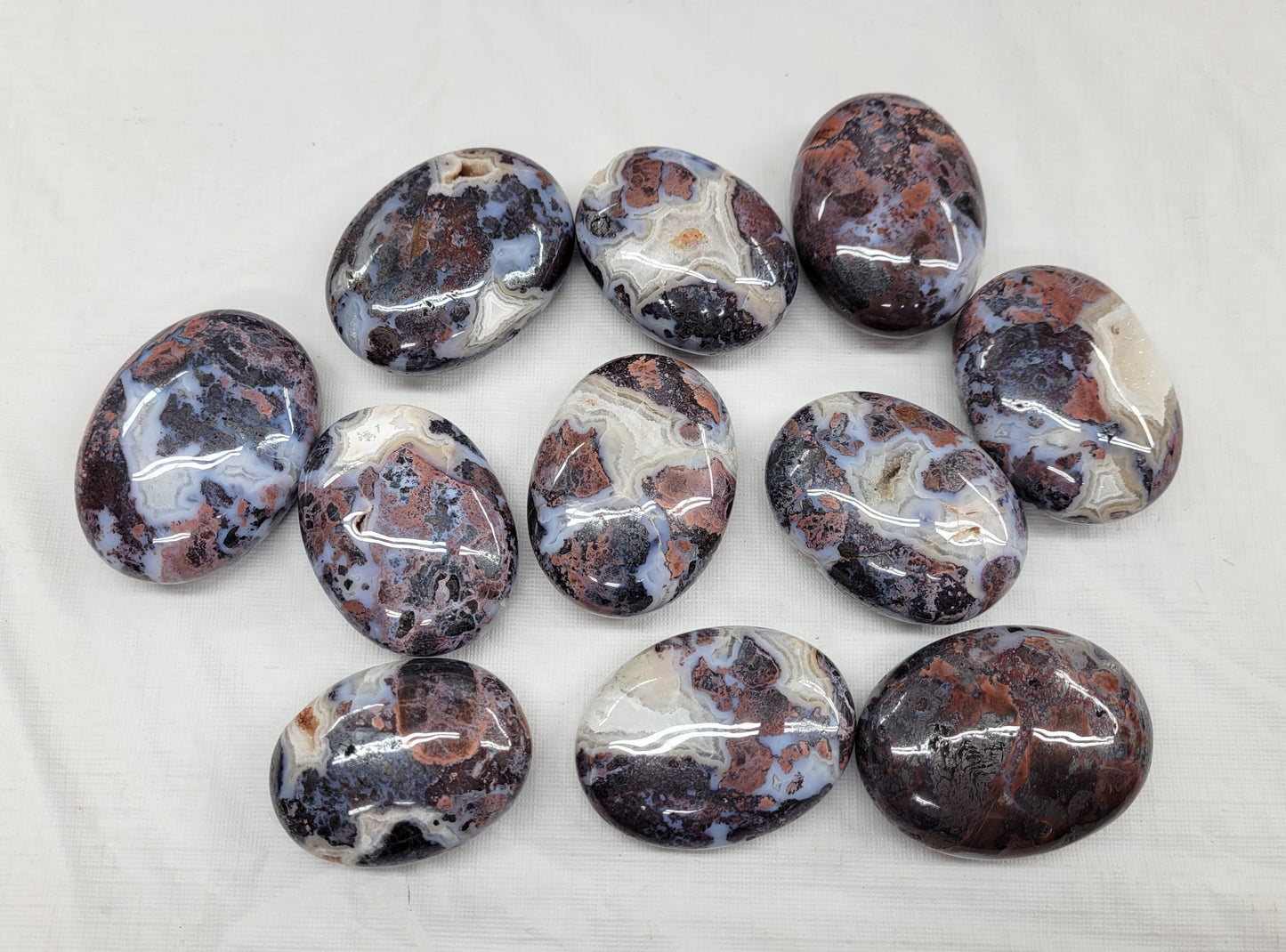 Pink Brecciated Jasper palm