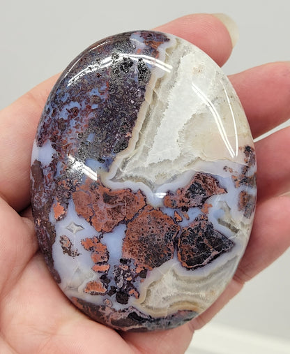 Pink Brecciated Jasper palm