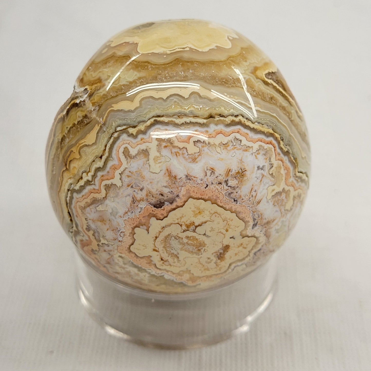 Crazy Lace Agate sphere