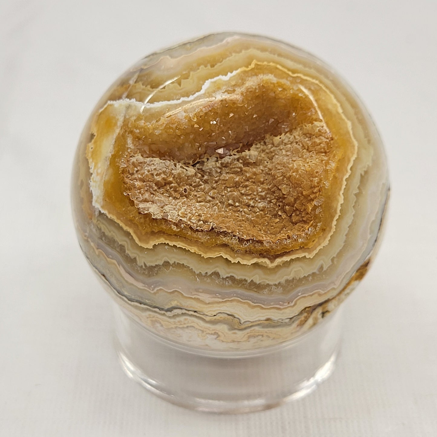 Crazy Lace Agate sphere