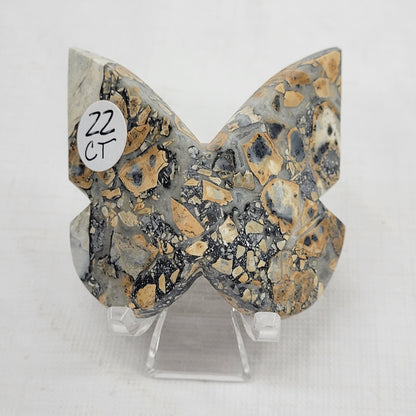 3D butterfly - Maligano Jasper