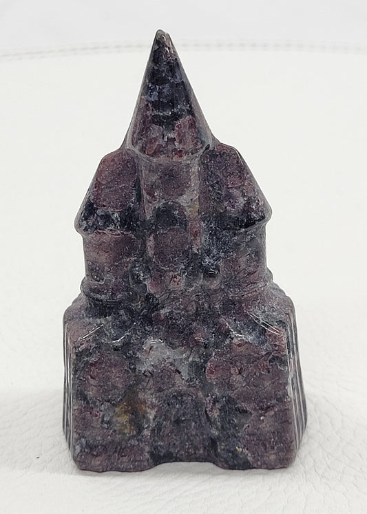 Garnet castle carving