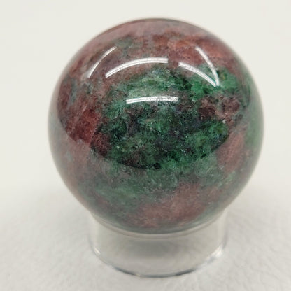 Red Aventurine w/ Green Aventurine sphere