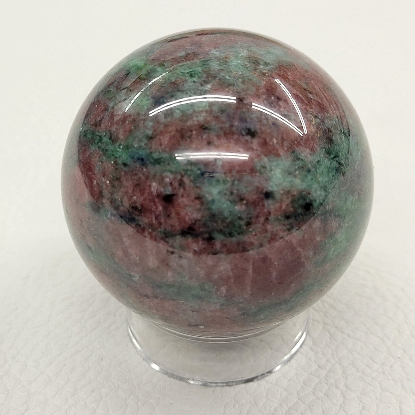 Red Aventurine w/ Green Aventurine sphere