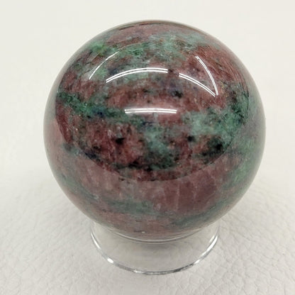 Red Aventurine w/ Green Aventurine sphere