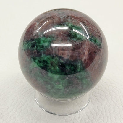 Red Aventurine w/ Green Aventurine sphere