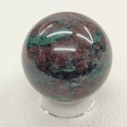 Red Aventurine w/ Green Aventurine sphere