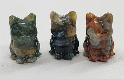 Cute cat/kitty carvings (small)