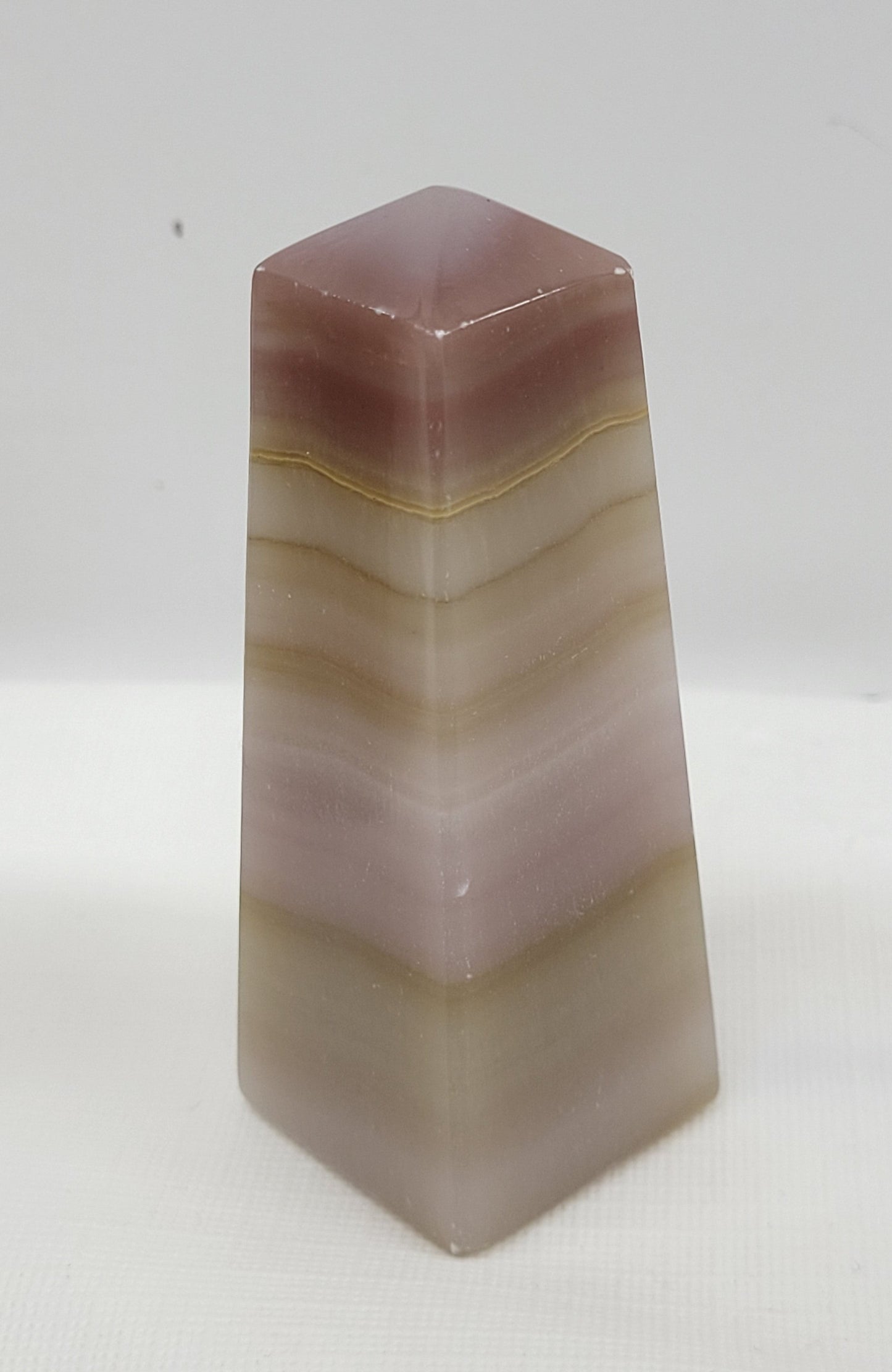 Pink Banded Calcite tower