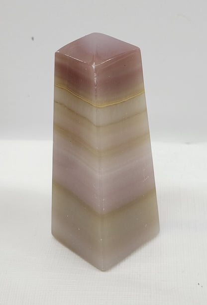 Pink Banded Calcite tower