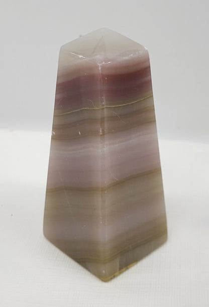 Pink Banded Calcite tower