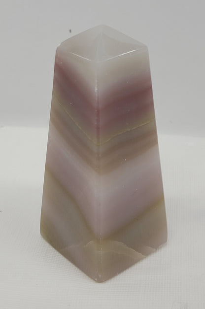 Pink Banded Calcite tower