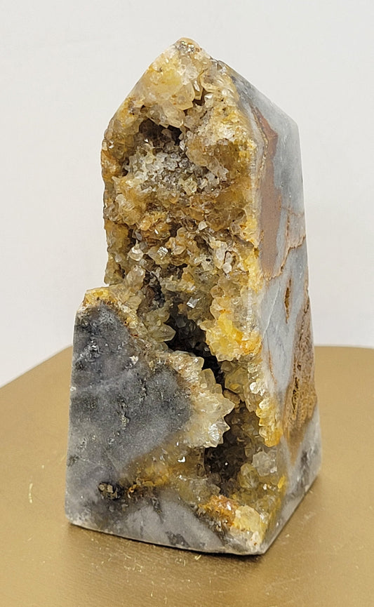 Drusy Quartz tower