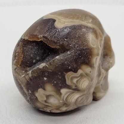 Amber Calcite skull (small)